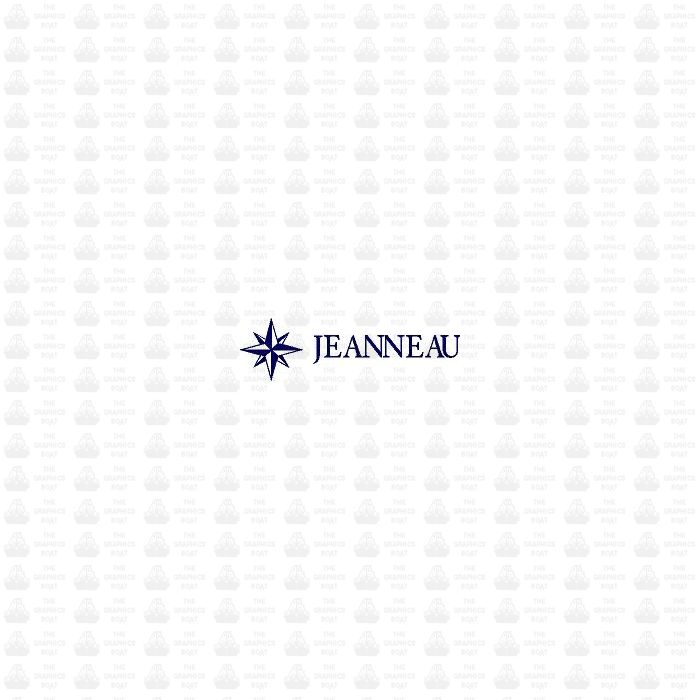 Jeanneau Rose Side Lettering Sticker
