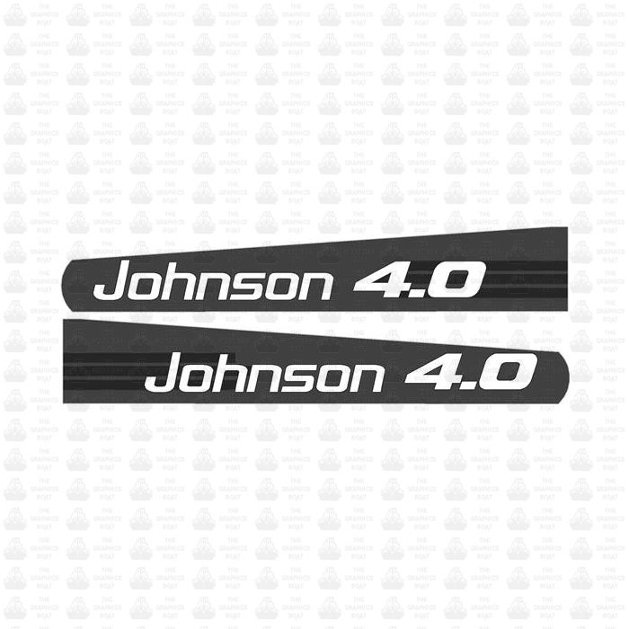 Johnson 4.0 Outboard Sticker Set