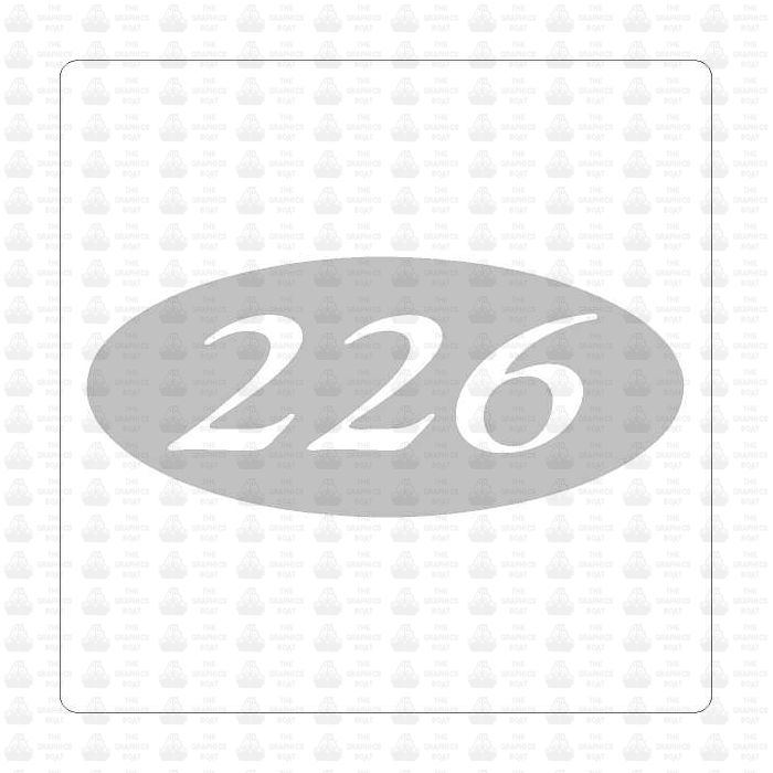 Larson 226 Oval Decal Sticker