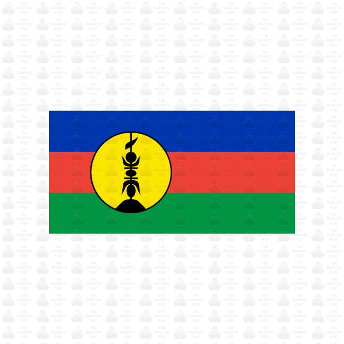 New Caledonia Flag Sticker