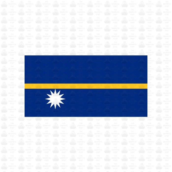 Nauru Flag Sticker