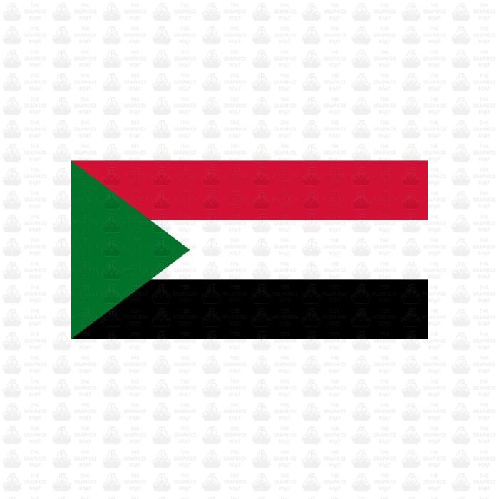 Sudan Flag Sticker