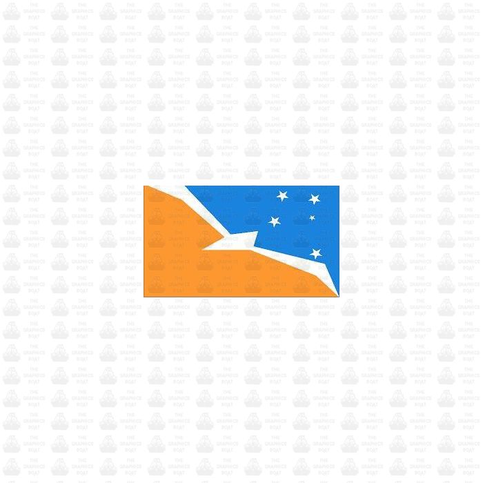 Tierra del Fuego Province, Argentina Flag Sticker