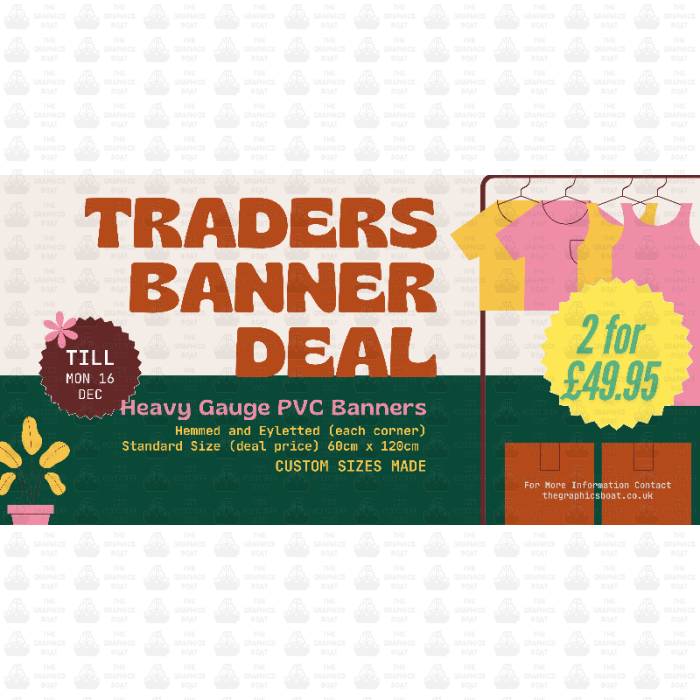 Traders Banner Deal