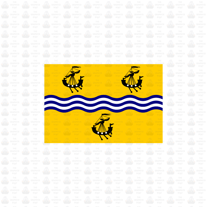 Western isles outer Hebrides flag sticker