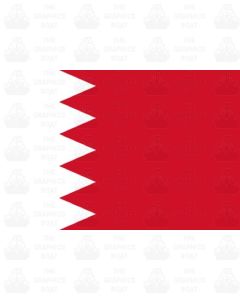 Bahrain flag sticker 