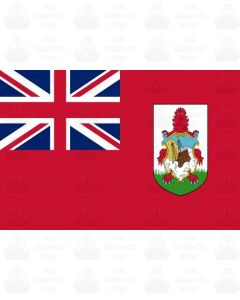 Bermuda flag sticker 
