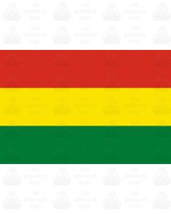 Bolivia flag sticker 
