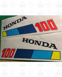 Honda 100 stickers