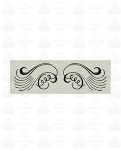 Window Etch Adhesive Vinyl Design Self Adhesive Sticker 16