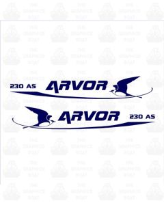 Arvor 230 AS TGB Sticker Decal