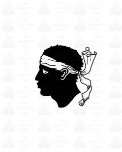 Corsica flag sticker 