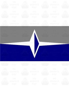 Bavaria Flag Logo Sticker
