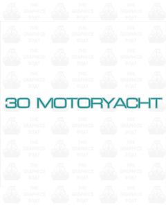 Bayliner 30 Motoryacht TGB Sticker