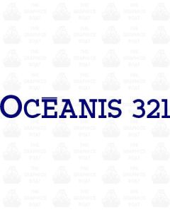 Beneteau Oceanis 321 Lettering Yacht graphic sticker