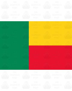 Benin flag sticker 