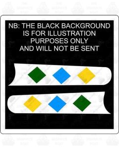 Custom Shaped Bow Design 1 Flash (Pair)