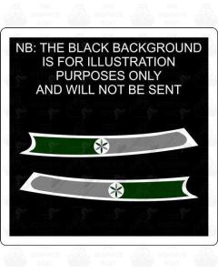 Custom Shaped Bow Design 6 Flash (Pair)