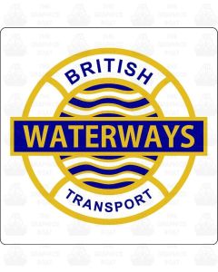 British Waterways Canals Roundel Decal as used on Working Boats
