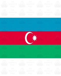 Azerbaijan Flag sticker 