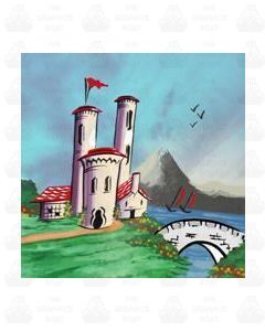 Traditional Canal Boat Castle  Scene 4