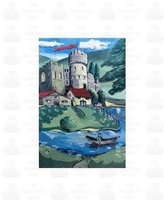 Traditional Canal Boat Castle  Scene 10