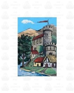 Traditional Canal Boat Castle  Scene 11