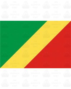 Republic of the Congo Flag Sticker