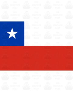 Chile flag sticker 