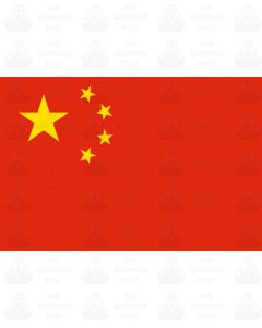 China flag sticker