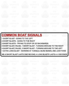 Common horn signals. TGB