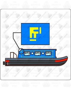 Coach Line Corners - Design Self Adhesive Sticker 6 