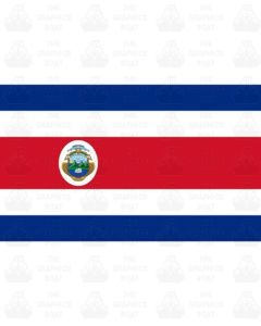 Costa Rica Flag Sticker