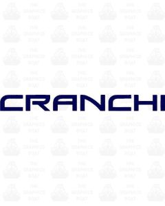 Cranchi Crab Lettering Logo Sticker
