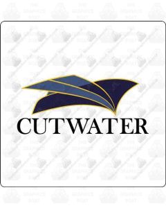 Cutwater Boats Logo Lettering Sticker Decal