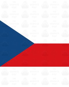 Czech Republic flag sticker