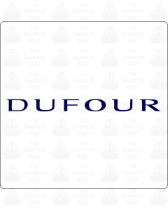 Dufour Lettering Sticker