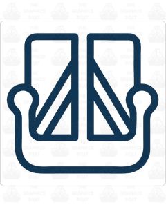 Dufour Square Logo Sticker