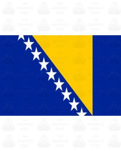 Bosnia and Herzegovina flag Sticker 