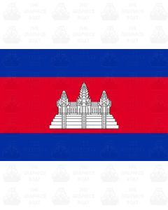 Cambodia flag sticker 