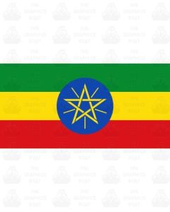 Ethiopia Flag Sticker