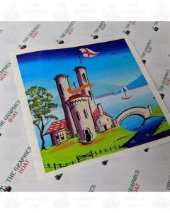 Traditional Canal Boat Castle  Scene 1