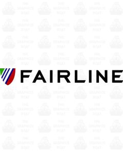 Fairline Lettering and Colour Logo sticker