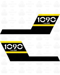 Feeling 1090 Par Kirie Roof Sticker pair