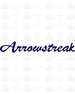 Fletcher Arrowstreak Lettering Sticker