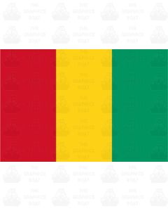 Guniea Flag Sticker