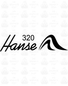 Hanse 320 TGB Logo Design Sticker