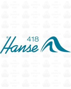 Hanse 418 Hull Sticker 