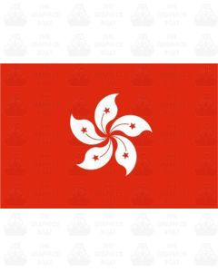 Hong Kong Flag Sticker