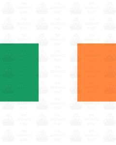 ireland flag sticker